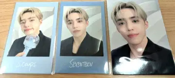 SEVENTEEN쿱스 포토 트레이딩 카드 3장 세트