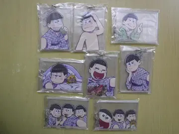 오소마츠 6쌍둥이 6쌍둥이 셀카 참 아크릴 키링 전 8점 세트 제일복권