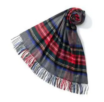 존스톤즈 일본 별주 캐시미어 100% 대형 스톨 그레이스 스튜어트