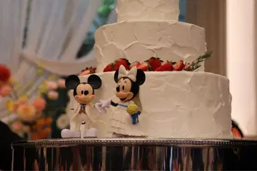 미키 미니 웨딩 피규어