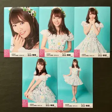 코미야마 하루카 AKB48 브로마이드 5장 컴프 12