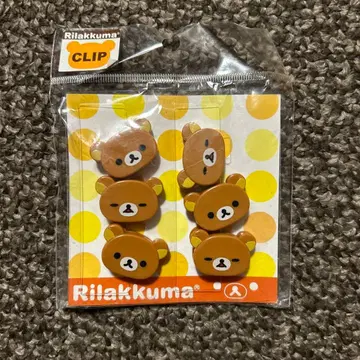 새상품 미개봉 리락쿠마 클립 6개 세트