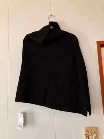 JOURNAL STANDARD 와이드 리브 넥워머 (블랙)