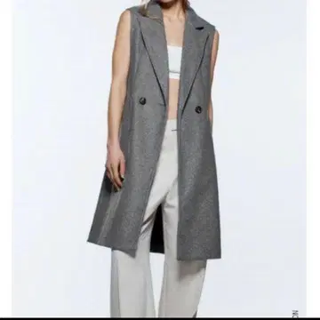 ZARA 더블 브레스트 롱 베스트