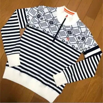 먼싱웨어 골프 스웨터 골프웨어 골프 집업 M 사이즈