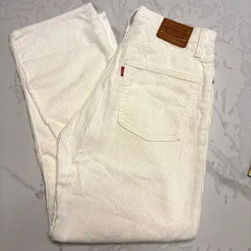 리바이스 코듀로이 팬츠 화이트 아이보리 25w 1127
