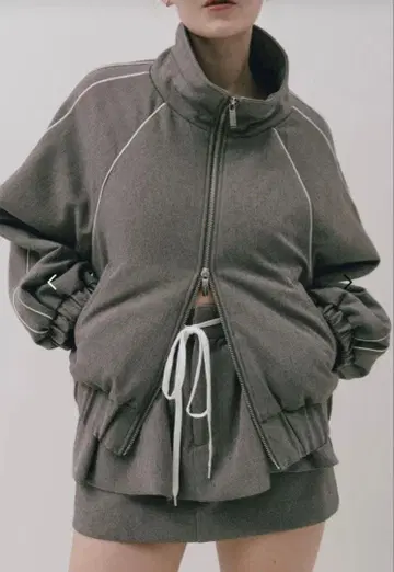 the toe Brixton 트랙 스커트 그레이 M