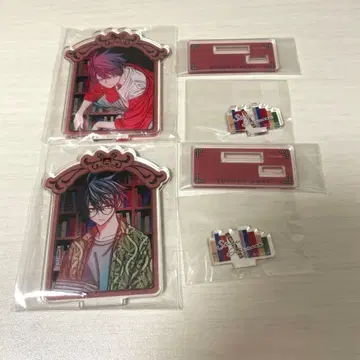 복숭아 근원 암귀 서점 한정판 아크릴 스탠드 이치노세 시키 안경