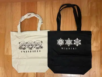 STPR 스니스트 니시키 유키시로 화이트 토트백 2종
