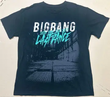 BIGBANG LASTDANCE 티셔츠 블랙 L 사이즈