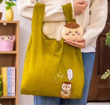 [치이카와] 밤만쥬 얼굴 마스코트 에코백