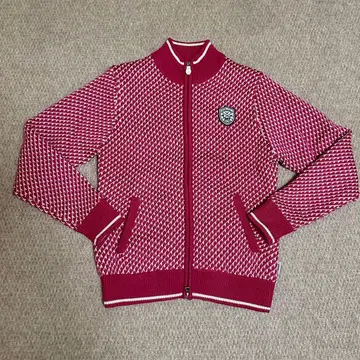 캘러웨이 여성용 집업 블루종 골프 니트 블루종