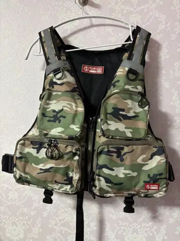 Rivalley RED LABEL 리바레이 플로팅 구명 조끼 카모플라쥬