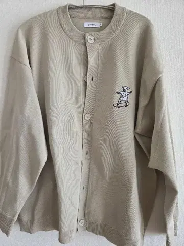 graniph 라무 찹스 베이지 가디건