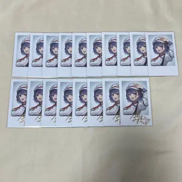 니지산지 나나세 스즈나 폴라로이드풍 카드 welcome 굿즈