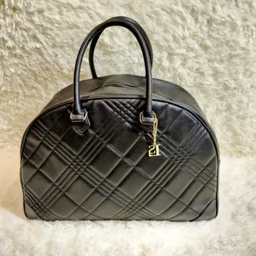 LIP SERVICE 보스턴 백 블랙 퀼팅 대용량