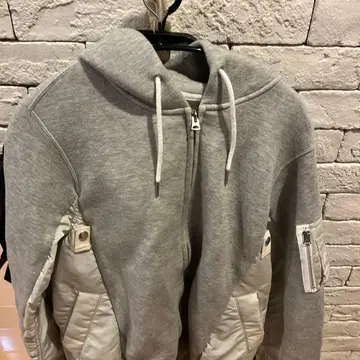 sacai SCM-045 그레이 후드티