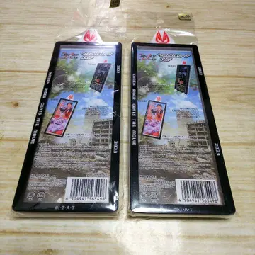 [ 미개봉 새상품 ] 영화 가면라이더 기츠 필름 참 스탠드 2개