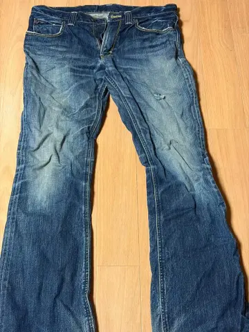 다크 블루 스트레이트 데님