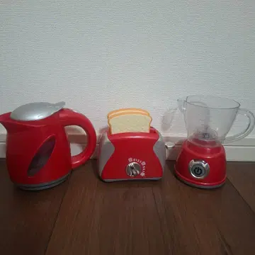 토이저러스 미니어처 요리 장난감 세트 빨간색 소꿉놀이 세트