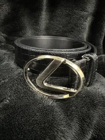 렉서스 크로커다일풍 가죽 벨트