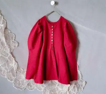 Cadune 카듀네 페플럼 퍼프 슬리브 니트