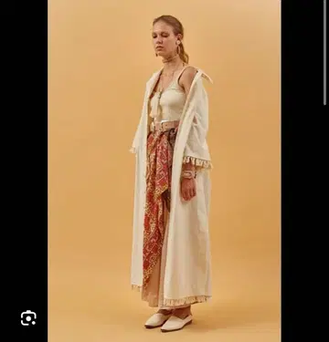 THE Dallas 더달라스 프린지 롱 코트