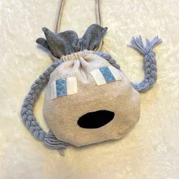 복조리 백 털실 개성 있는 강아지