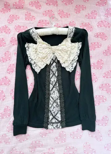 axes 액시즈 BIG 리본 레이스업 리본 y2k coquette