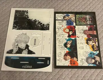 주술회전 주술회전전 특전 스티커 아크릴 디오라마 고죠 사토루