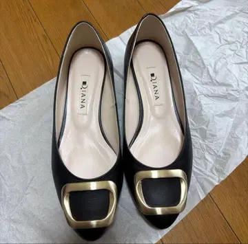 DIANA 다이애나 블랙 플랫슈즈 22.5