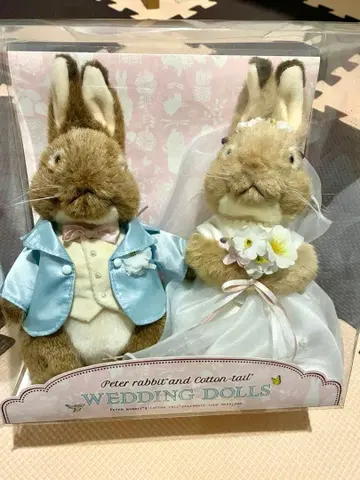 요시토쿠 피터 래빗 웨딩 인형 결혼식