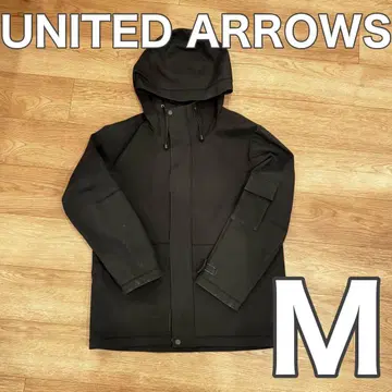 UNITED ARROWS 후드 부착 마운틴 파카 M 블랙