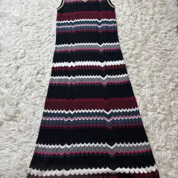 beatrice 니트 슬리브리스 원피스 롱 기장 여성용 38