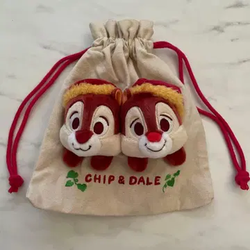 디즈니 칩과 데일 봉제 인형 복조리