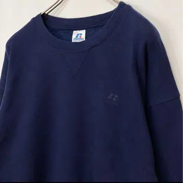 러셀 애슬레틱 네이비 맨투맨 L