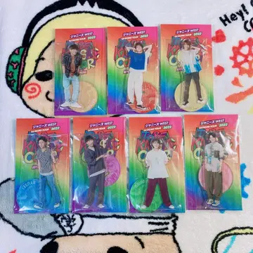 쟈니즈 WEST 아크릴 스탠드 풀 멤버 세트