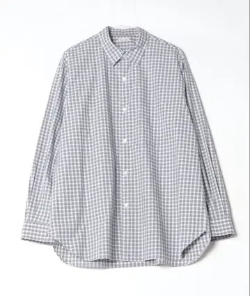 스티븐 앨런 60 헤이즈 체크 레귤러 카라 셔츠