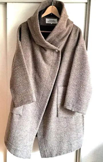 Veritecoeur 울 코트 브라운