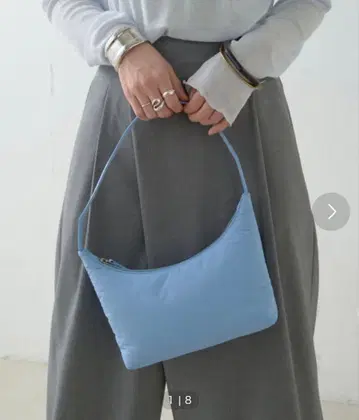 Omekashi 나일론 숄더백 블루