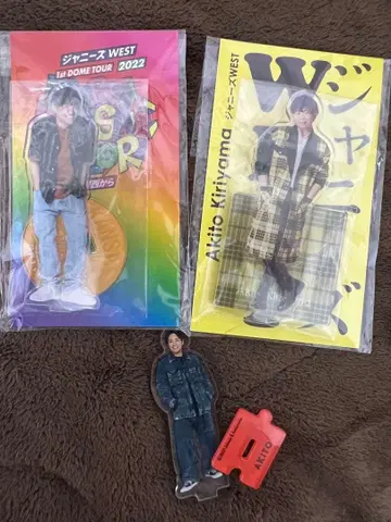 WEST. 키리야마 아키토 아크릴 스탠드 세트