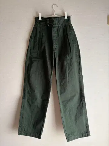 LENO 더블 벨트 구르카 트라우저