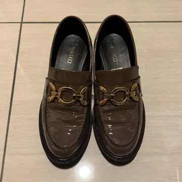 파스쿠치 로퍼 통굽 힐