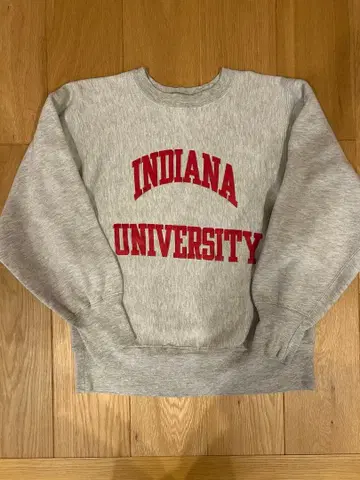 리버스 위브 USA 인디애나 대학 스웨트 셔츠 그레이 트리코 태그
