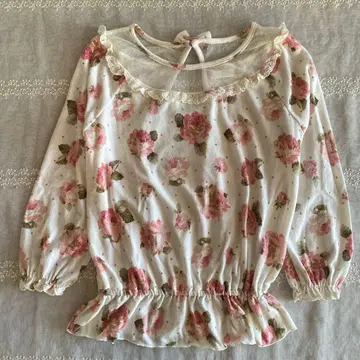 LIZ LISA 튜닉 상의 꽃무늬