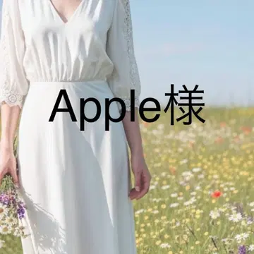 Apple 니트 원피스 36 핑크
