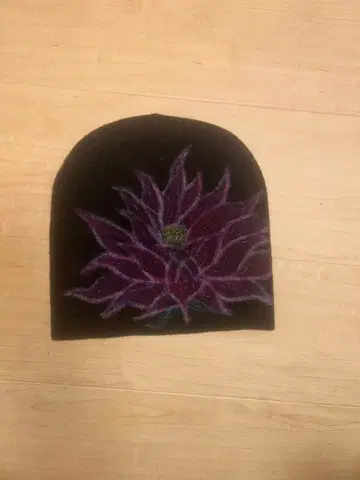 꽃무늬 니트 모자 연꽃 연꽃 비니 y2k 그런지 스트릿