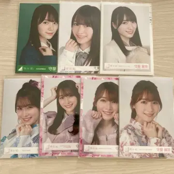 사쿠라자카46 케야키자카46 모리야 레이나 브로마이드 7컴프 세트