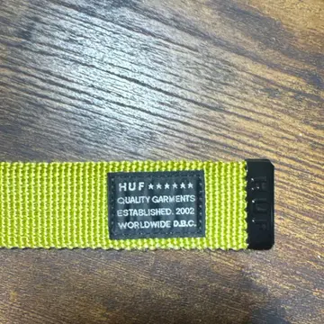 HUF 그린 나일론 벨트