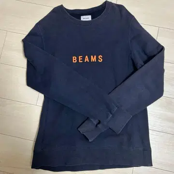 BEAMS 네이비 로고 트레이닝복 M